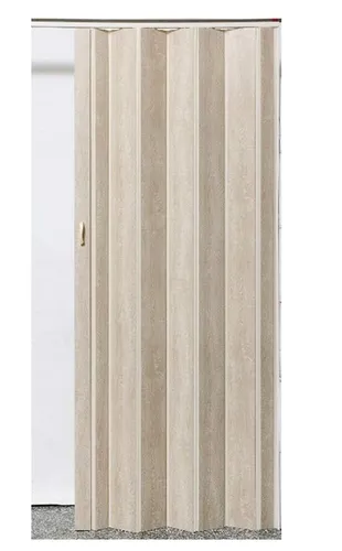 Vivaldi Falttür Schiebetür H. 203 cm, Breite bis 121 cm, Sonoma Eiche - Moderne Falttür in Sonoma Eiche, H. 203 cm, für Türbreiten bis 121 cm. Teils vormontiert mit leise gleitendem Schiebesystem. Ideal für Küchen, Zimmer und Schränke. Pflegeleicht und feuchtraumgeeignet.