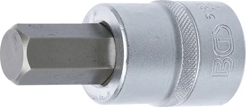BGS-5189-H19 Bit-Einsatz Antrieb Innenvierkant 20 mm (3/4) Innensechskant 19 mm