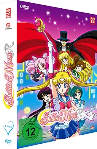 Sailor Moon R - Staffel 2 - Gesamtausgabe - [DVD] - Magische Abenteuer mit Sailor Moon, jetzt in der vollständigen Staffel 2 auf DVD, freigegeben ab 12 Jahren für Fans und Neuentdecker.