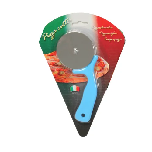 Pizza Schneider culinario 16cm BLAU Pizzacutter Messer Pizzaroller Flammkuchen