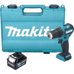 Makita DF 332 DM1K Akku Bohrschrauber 12 V max. 35 Nm - Akkuschrauber mit 4,0 Ah Lithium-Ionen Akku, kompakt und leicht, ideal für präzises Arbeiten in Haushalt und Werkstatt.