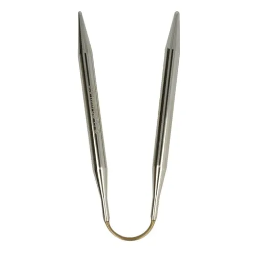 Addi GS16120268 Strumpfstricknadeln CraSyTrio Long, 26 cm, 8,0 mm - Stricknadeln aus Stahl für komfortables Stricken, flexible Handhabung und ideal für Kleidungsstücke, 3 Stück im Set.