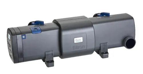 Oase UVC-Klärer Bitron C 24 W, Schwarz - Teichfilter mit selbständiger Lampenreinigung, desinfiziert Wasser durch UV-Strahlung und sorgt für klares Wasser ohne schädliche Mikroorganismen.