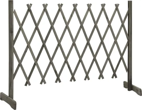 vidaXL Tannenholz Massiv Garten Rankzaun – Erweiterbares Rankgitter 150x80cm - Rankgitter aus massivem Tannenholz, ideal für Kletterpflanzen und zur Schaffung von Privatsphäre. Erweitert auf bis zu 150 cm, passend für jeden Garten.