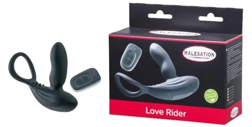 Malesation Love Rider Prostata-Stimulator mit Vibration schwarz