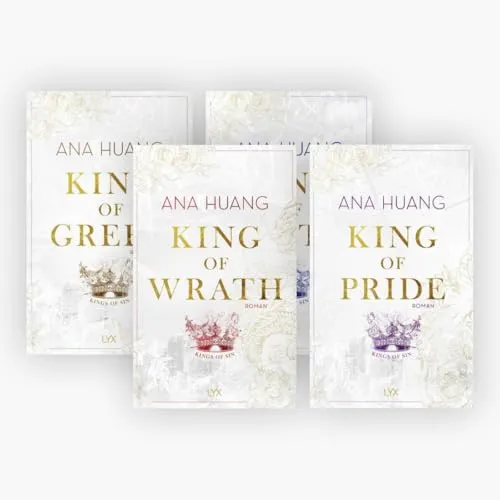 Kings of Sin Band 1-4 mit exklusivem Postkartenset - Liebesromane: Erlebe die fesselnde Geschichte in 4 Bänden und erhalte ein exklusives Postkartenset dazu!