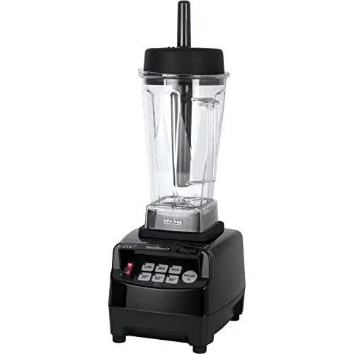Saro 329-20151 JTC Omniblend V TM-800 Mixer - 2 L, 950 W, schwarz - Standmixer mit Edelstahlmessern, BPA-freiem Behälter und 3 Programmtasten für perfekte Smoothies und Mixe.