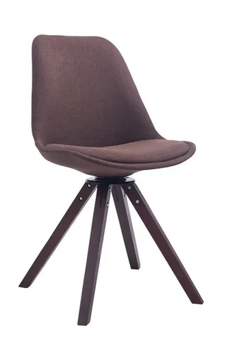 furnicato Besucherstuhl Troyes 84x48x56 cm braun (1 St)