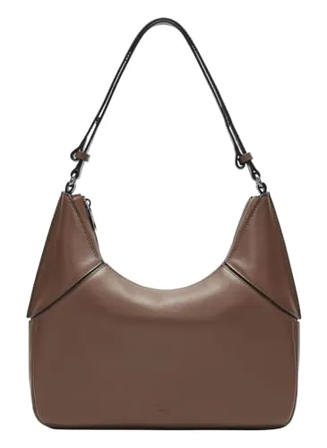 Liebeskind Lily Schultertasche Leder 32 cm braun - Handtasche aus hochwertigem Leder, ideal für stilbewusste Damen. Mit praktischem Reißverschluss und bequemem Schulterriemen – perfekt für jeden Anlass.