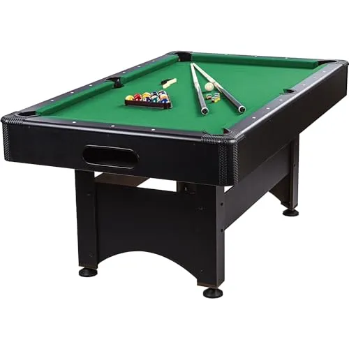 GAMES PLANET 6 ft Billardtisch Trendline“ + Zubehör, 12 Farbvarianten, 184 x 108 x 82 cm (LxBxH)