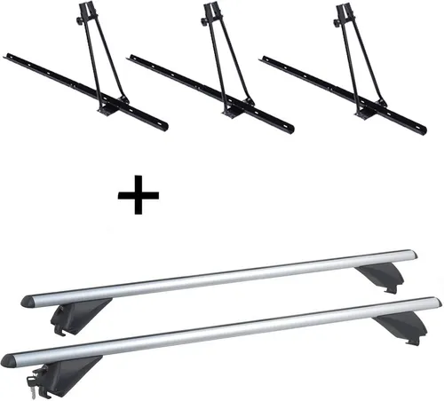 VDP Fahrradhalter, 3x Fahrradträger ORION + Alu Dachträger RB003 für Audi A4 Allroad (B9) ab 2016 - Fahrradwandhalterungen mit 3x ORION Fahrradträgern und hochwertigem Alu Dachträger RB003, ideal für sicheren und aufrechten Fahrradtransport auf dem Dach. Maximale Zuladung von 15 kg.