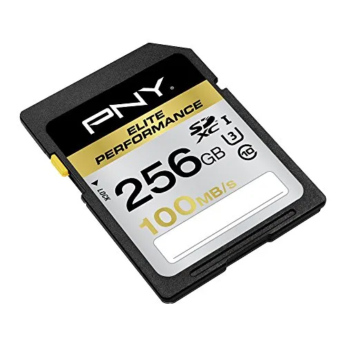 PNY Elite Performance SDXC Flash Memory Card 256GB Class 10 UHS-1 U3