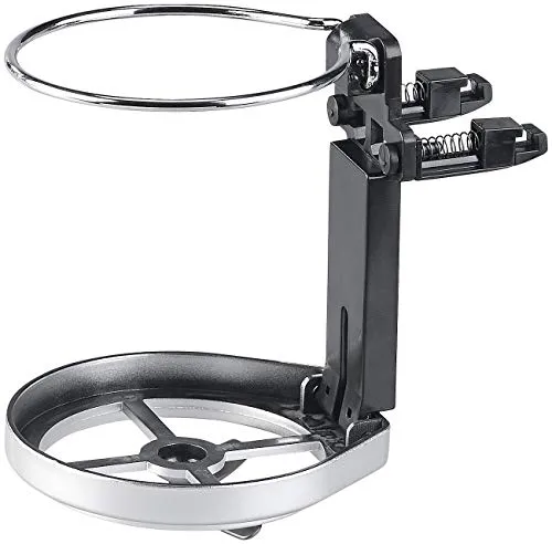 Lescars Kfz Getränkehalter: Auto-Getränkehalter für Lüftungsgitter, 10 cm hoch, 7 cm Ø (Auto Lüftung, Becherhalter, Trinkflasche)