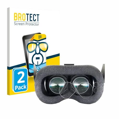 BROTECT 2 Stück Schutzfolie für Valve Index VR-Headset Displayschutz Folie Made in Germany, Ultra-Klar