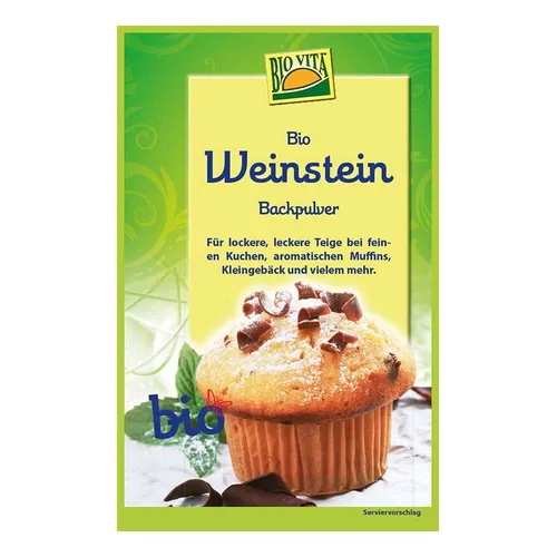 Weinsteinbackpulver 25,5g | BIOVITA