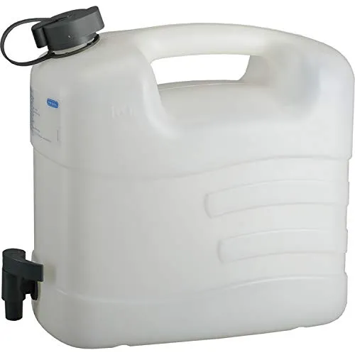 PRESSOL Wasserkanister Polyethylen mit Ablasshahn Inhalt 10 Liter, 1 Stück,21163