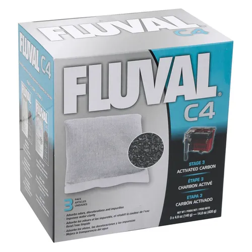 Fluval Kohlepatrone für C4-Filter, UVP 10,99 EUR, NEU