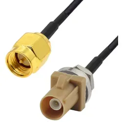 Pigtail Fakra I Stecker Bhf/sma Buchse Rf1.37 50cm
