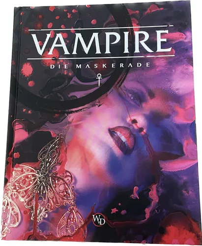 Vampire - Die Maskerade Regelwerk V5 deutsch - Rollenspiel Regelwerk in deutscher Sprache, ideal für Fans von Vampirgeschichten und spannende Abenteuer in der 5. Edition.