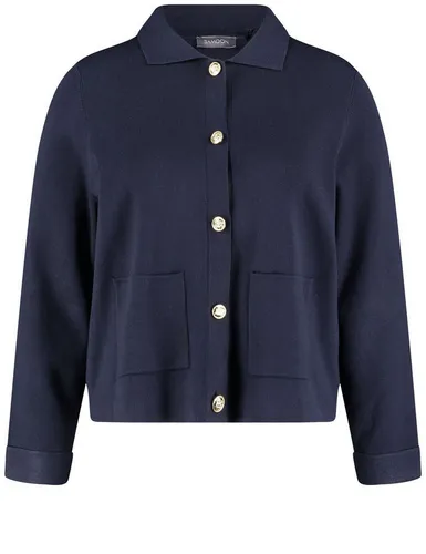 Samoon Outdoorjacke blau 46 von Samoon