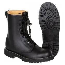 MFH Lederstiefel der Bundeswehr (Größe 40) - Herren Militär- & Einsatzstiefel, wasserfestes Vollleder, rutschsichere Gummisohle, ideal für Outdoor-Aktivitäten und Trekkingtouren.
