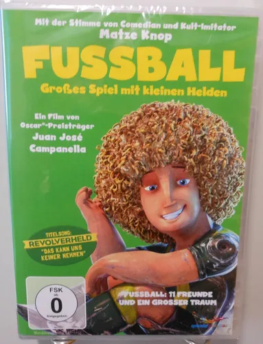Fußball DVD Großes Spiel Kleine Helden Matze Knop Lustig Animation Familie #T737