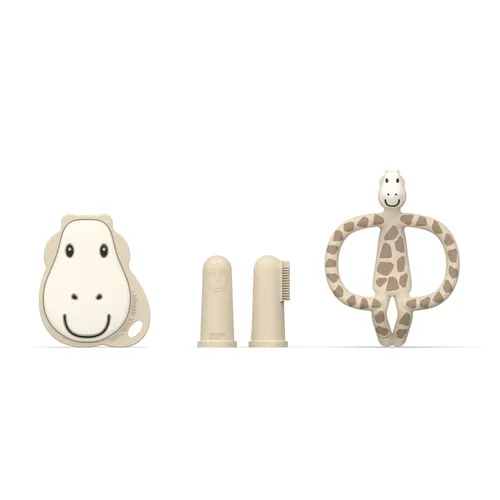 Schnuller & Beißringe Beige von Matchstick Monkey