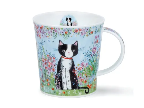 formano Tasse Dunoon Lomond - Mehrfarbig mit Katzenmotiv - Tasse aus feinem Porzellan, spülmaschinengeeignet und ideal für Katzenliebhaber. Füllmenge 320ml, perfekt für Tee oder Kaffee.
