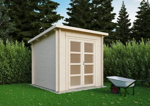 Fjordholz Gartenhaus Modell Max 44 A – Robust und Vielseitig