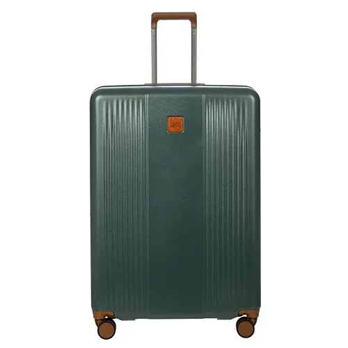 Bric's Koffer Ferrara - 4-Rollen-Trolley L 77 cm (grün) - Eleganter 4-Rollen-Trolley aus leichtem Polycarbonat mit 121 Litern Volumen, TSA-Schloss für Sicherheit und 360°-Mobilität für müheloses Reisen.