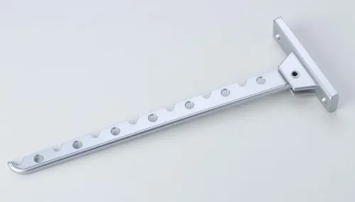 Haken Klapphaken Kleiderlüfter Aluminium silber 310mm