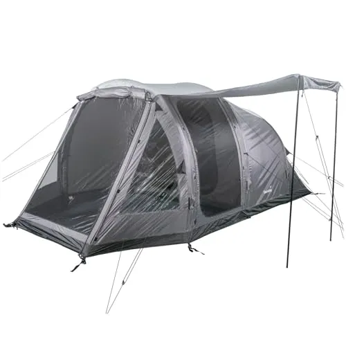 Skandika Folldal 4 Air-Rise - Aufblasbares Zelt für 4 Personen - Aufblasbares Zelt mit eingenähtem Boden und 5000 mm Wassersäule, perfekt für Camping-Abenteuer und Schutz vor Insekten dank Moskitonetz.