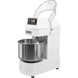 YATO Gastro Küchenmaschine Spiralmischer 30L - Professionelle Küchenmaschine für schwere Teige. Ideal für Pizzerien und Bäckereien. Mit lebensmittelechtem Edelstahl und Sicherheitsfunktionen für sicheren Betrieb.