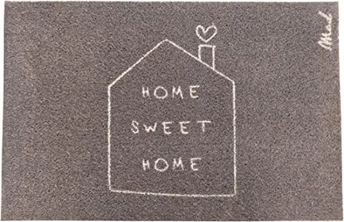 Mad about Mats Fußmatte Celia – Rutschfester Türvorleger mit Home Sweet Home Motiv - Schmutzfangmatte für Indoor & Outdoor, 50 x 75 cm, maschinenwaschbar und kinderfreundlich – perfekter Hingucker für jeden Eingangsbereich.