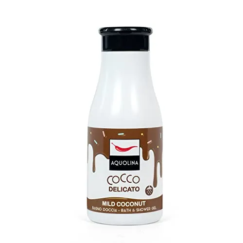 Aquolina Duschgel zarte Kokosnuss. Cremiges, leichtes Schaumbad, das schnell aufgenommen wird - 250 ml