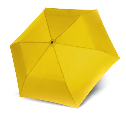 doppler Zero,99 Uni Regenschirm Shiny Yellow in gelb von Doppler