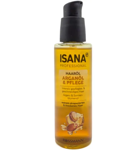 ISANA PROFESSIONAL Haaröl Arganöl 100ml in gold von Isana