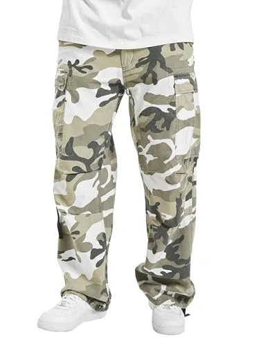 Brandit Herren M65 Vintage Pants Cargo Freizeithose - Militäruniformen mit urbanem Style, bequeme Loose-Fit Passform aus weichem Baumwollstoff und vielen praktischen Taschen für optimalen Stauraum.