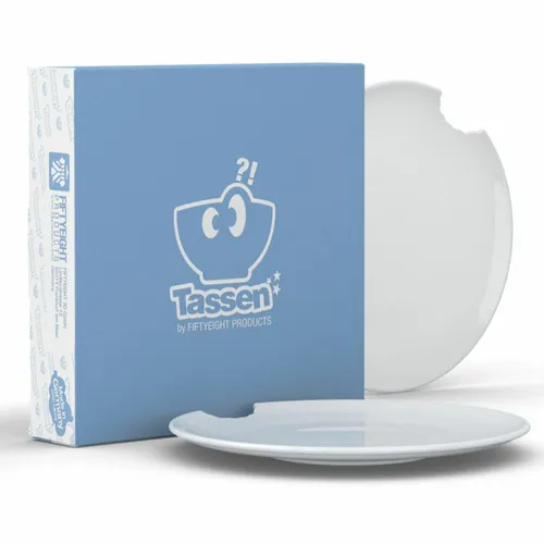 FIFTYEIGHT 2 Kleine Teller mit Biss Ø 15cm weiß (T017701)