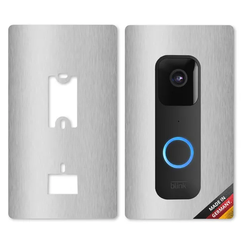 iSecur Blende passend für Blink Akku-Videotürklingel aus Edelstahl I az177