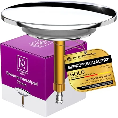 M. ROSENFELD HOME Badewannenstöpsel Universal Ø 72 Premium von M. ROSENFELD HOME