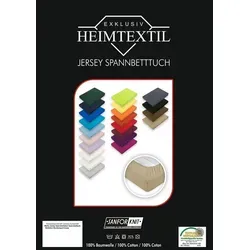 EXKLUSIV HEIMTEXTIL Jersey Spannbettlaken Doppelpack 90-100 x 200 cm Royalblau - Spannbetttücher aus 100% Baumwolle mit Rundumgummizug für perfekten Sitz, schadstoffgeprüft nach Öko-Tex Standard und pflegeleicht bis 60°C.