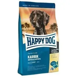 Happy Dog Supreme Karibik 4kg - Getreidefreies Trockenfutter mit Seefisch, ideal für ernährungssensible Hunde aller Rassen und aus nachhaltigem Fang.