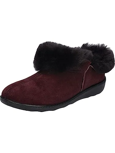 Westland Komfort Slipper für Damen - Hausschuhe aus hochwertigem Nubukleder mit echtem Lammfell-Innenfutter, gelenkschonende PU-Sohle für optimalen Komfort.