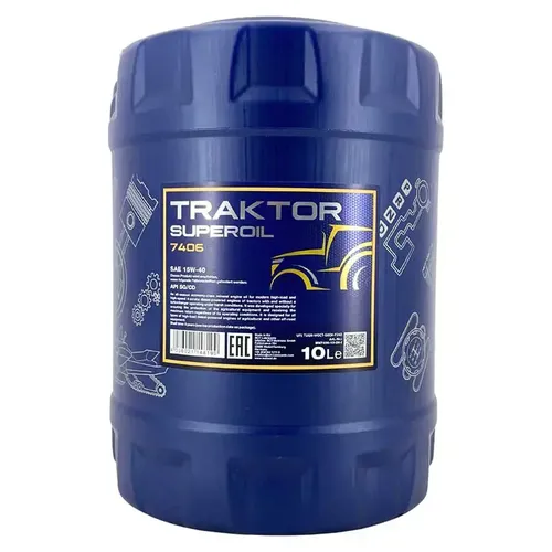 MANNOL Traktor Superoil 15W-40 10 L in braun von MANNOL