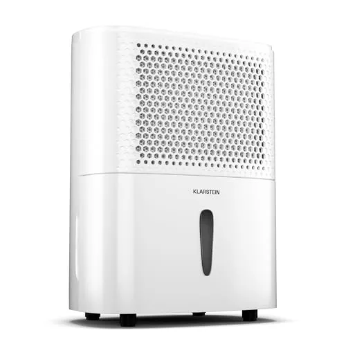 Klarstein DryFy 10L Luftentfeuchter - Effizienter Luftentfeuchter für Räume bis 12m², entfernt bis zu 10L Wasser täglich, leise mit nur 42dB und praktischen Funktionen wie Timer und automatischer Entfeuchtung.