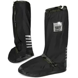 Hochwertige wasserdichte Schuhüberzüge Perletti Travel Militare, Größe M 40/42, 95019 - Schwarz - 40/42