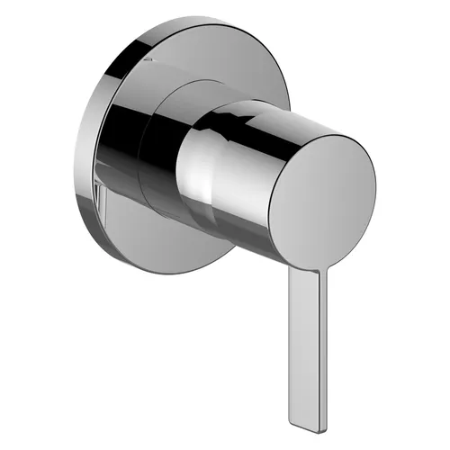 Keuco IXMO Brausearmatur 59551019501 - Armaturen mit Unterputz Montage, rundes Design, verchromt und ideal für moderne Badezimmer, bietet eine Durchflussmenge von 23 l/min und ist für Durchlauferhitzer geeignet.