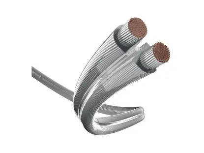 Inakustik Premium Silber Lautsprecherkabel, 2 x 2,5 mm² - HiFi-Kabel mit hochwertigen Silberleitern für besten Klang und optimale Signalübertragung in Ihrer Stereo-Anlage.