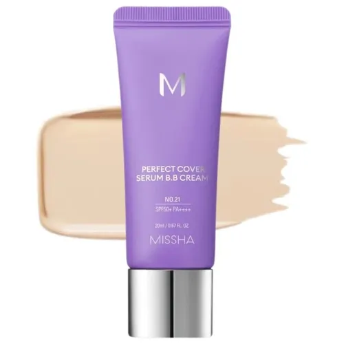 Missha M Perfect Cover BB Cream mit Serum SPF50+ Farbton 21, 20 ml